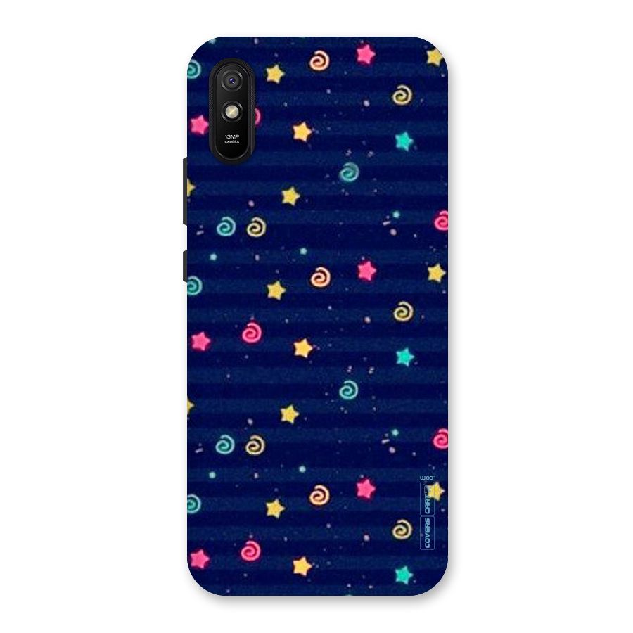 Cute Stars Design Back Case for Redmi 9i