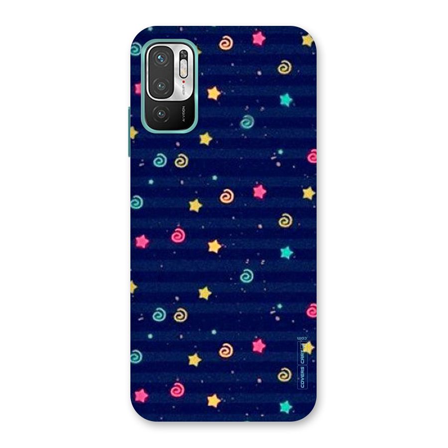 Cute Stars Design Back Case for Redmi Note 10T 5G