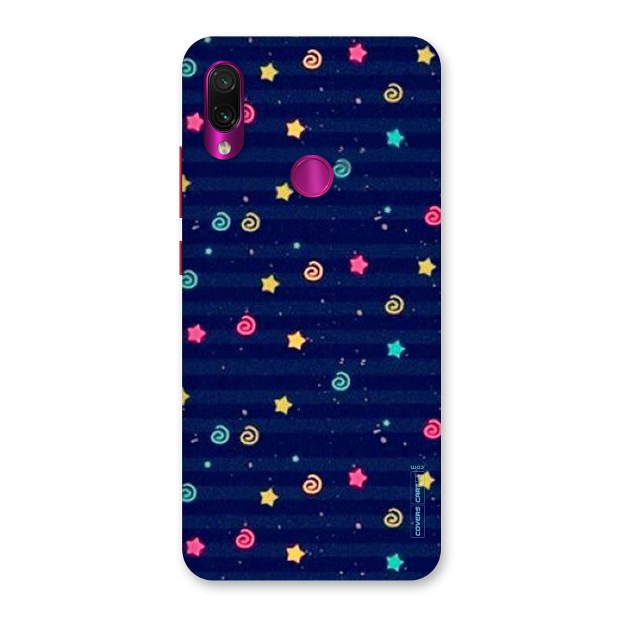 Cute Stars Design Back Case for Redmi Note 7 Pro