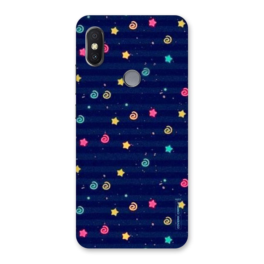 Cute Stars Design Back Case for Redmi Y2