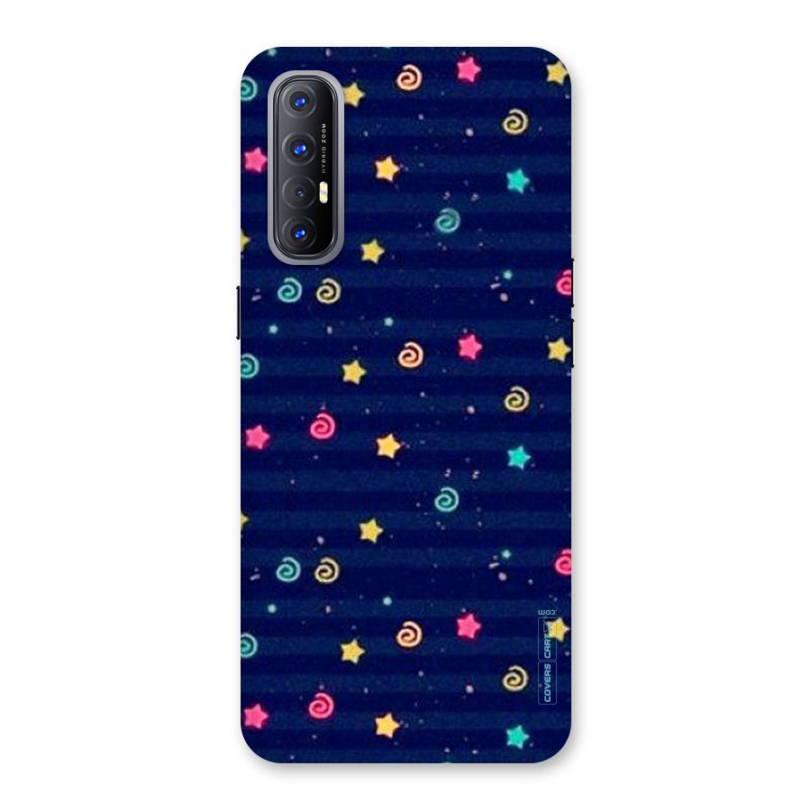Cute Stars Design Back Case for Reno3 Pro