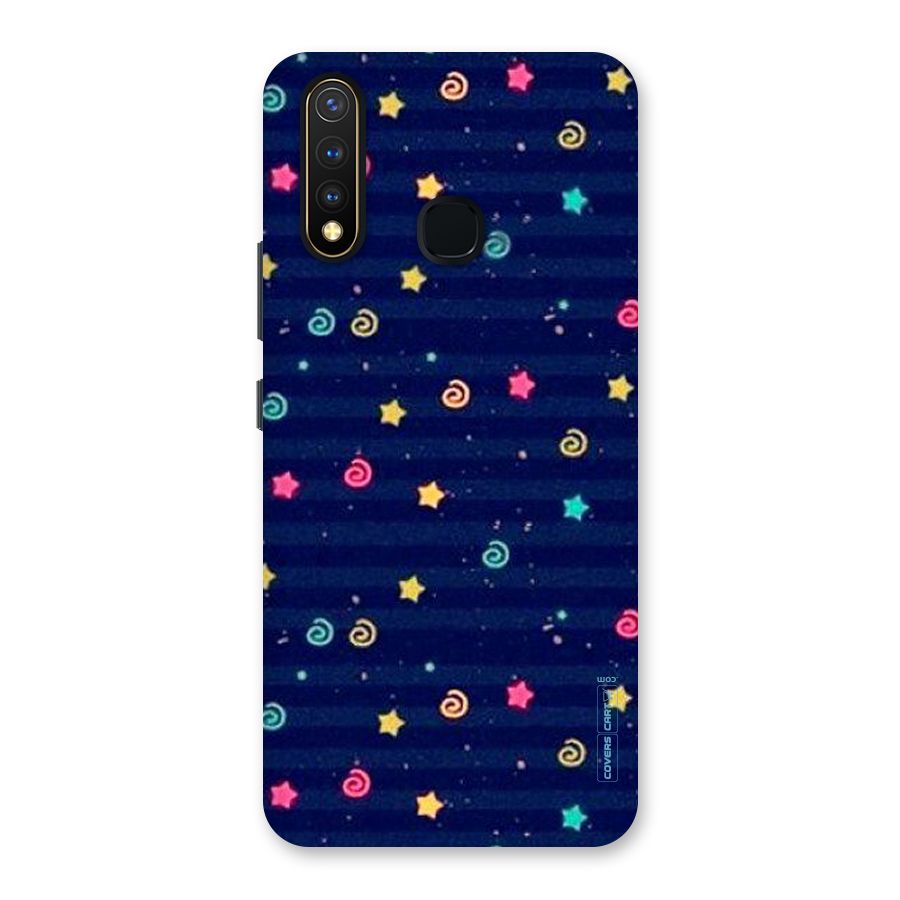 Cute Stars Design Back Case for Vivo U20