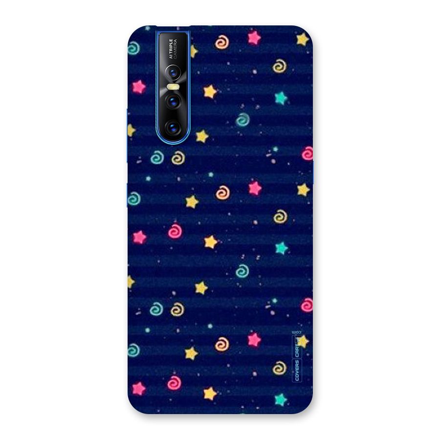 Cute Stars Design Back Case for Vivo V15 Pro