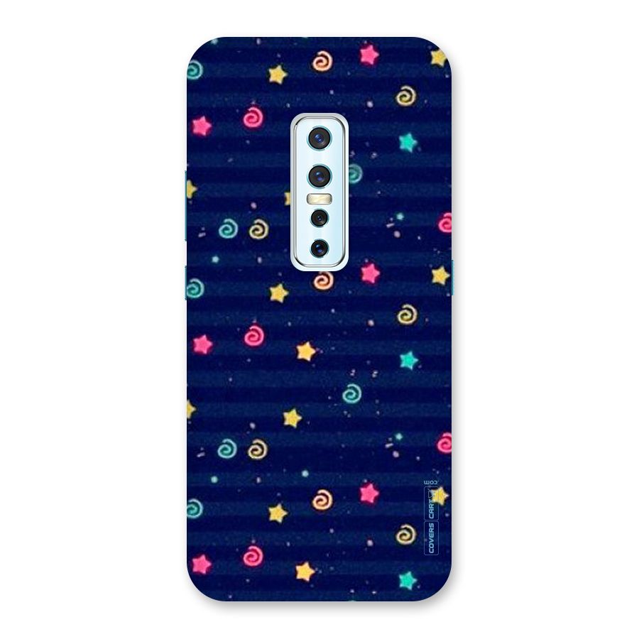 Cute Stars Design Back Case for Vivo V17 Pro