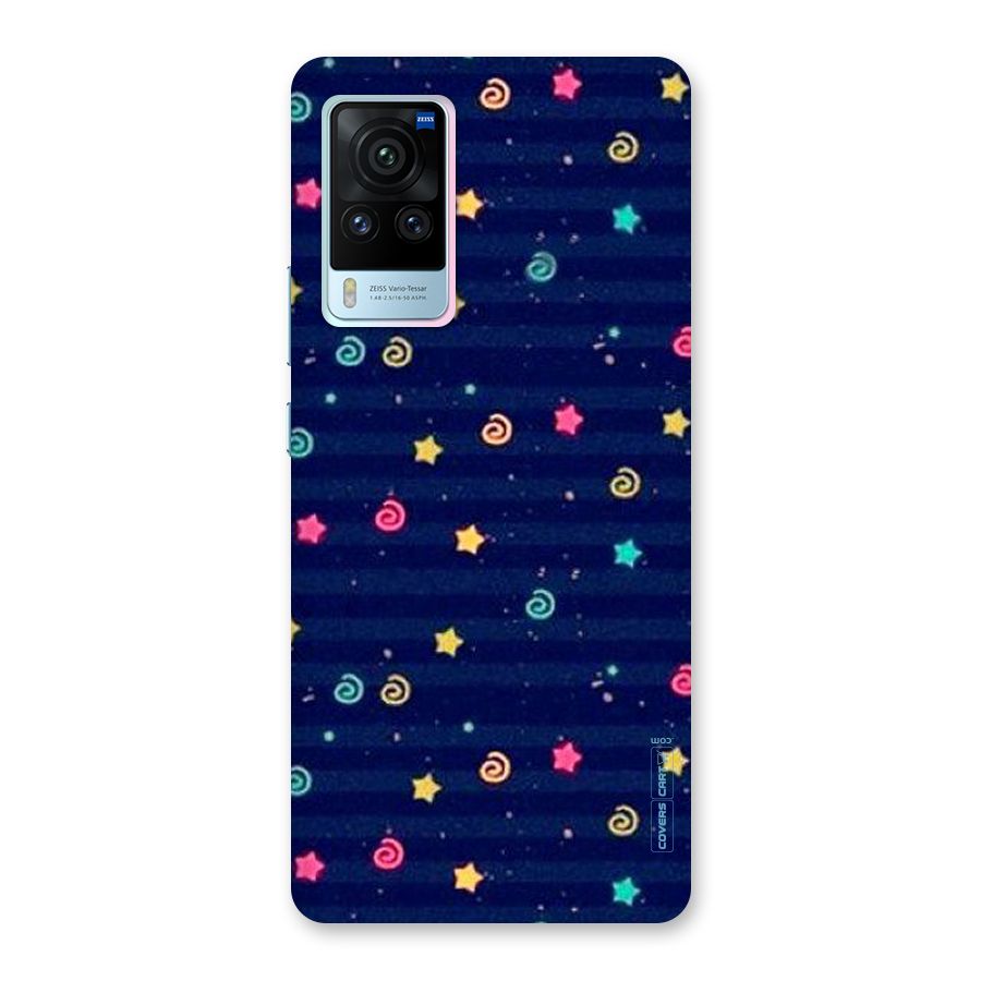 Cute Stars Design Back Case for Vivo X60 Pro
