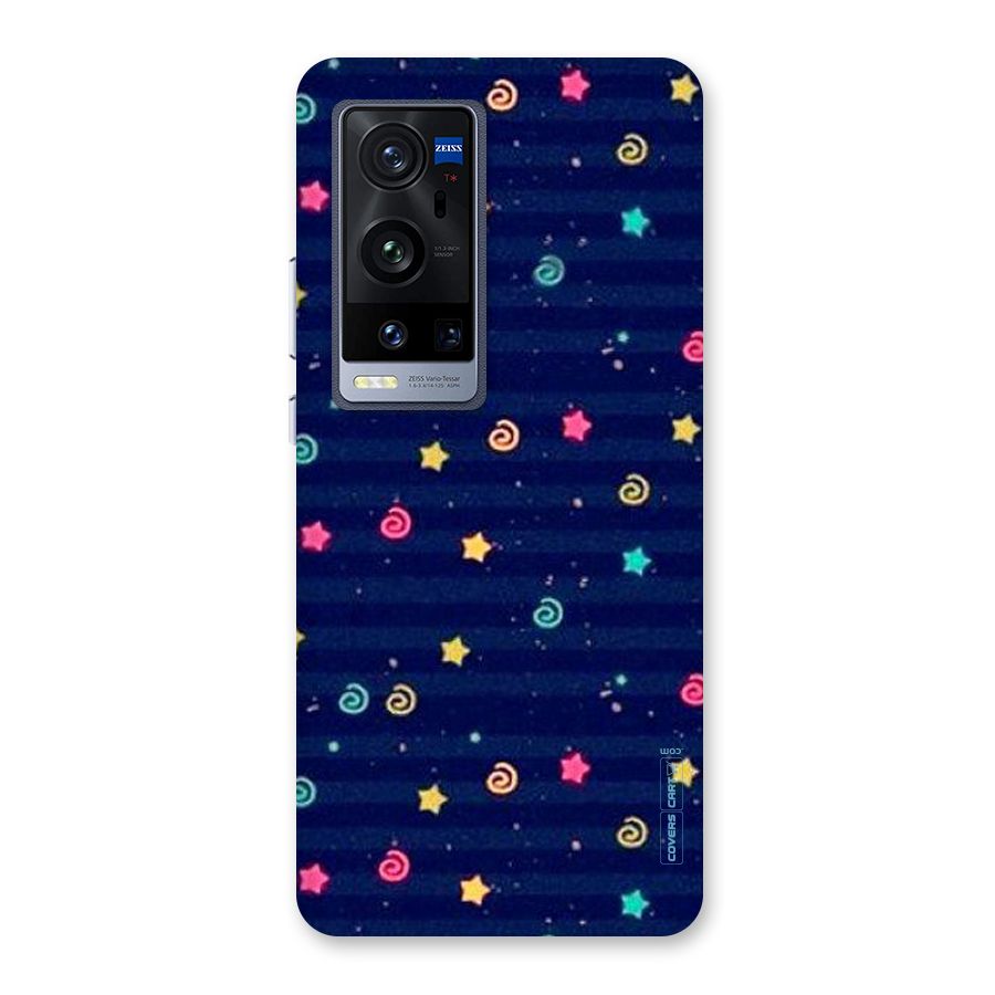 Cute Stars Design Back Case for Vivo X60 Pro Plus