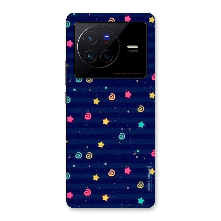 Cute Stars Design Back Case for Vivo X80