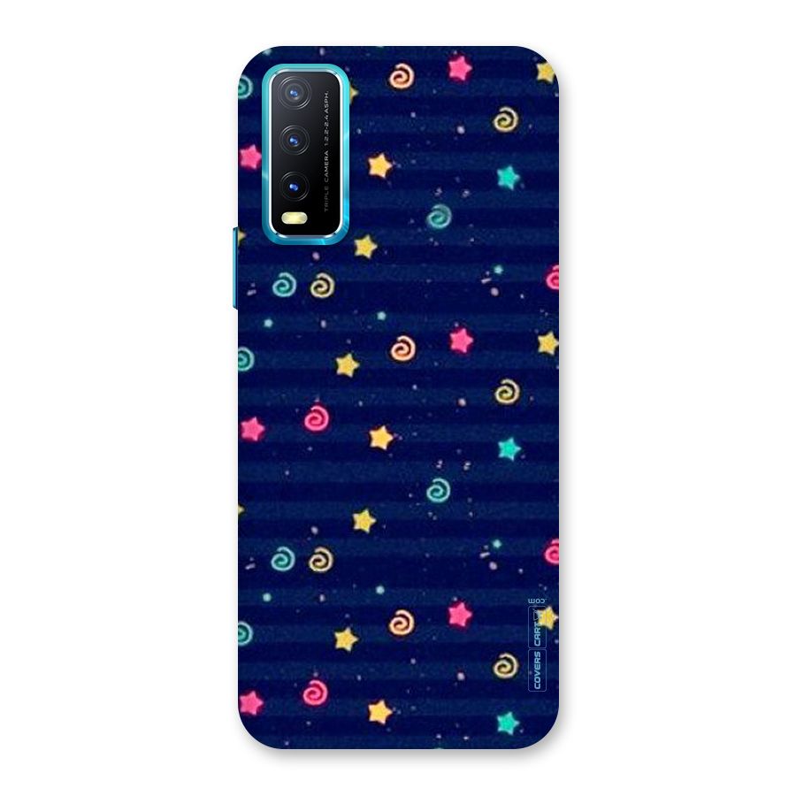 Cute Stars Design Back Case for Vivo Y20