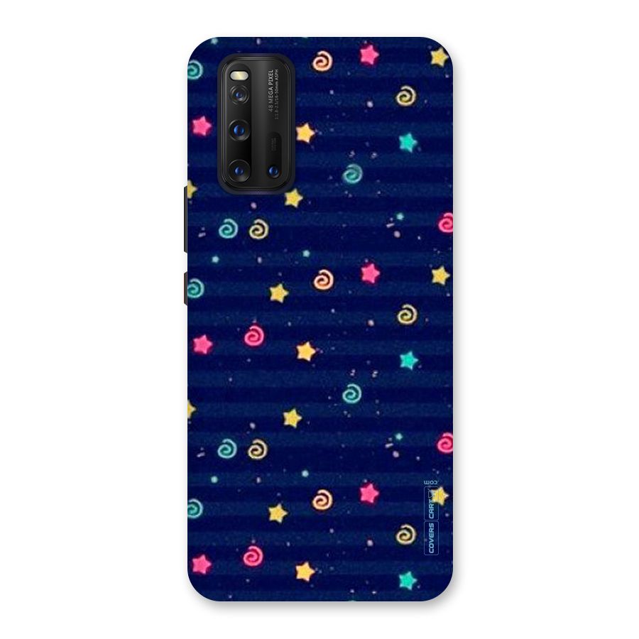 Cute Stars Design Back Case for Vivo iQOO 3