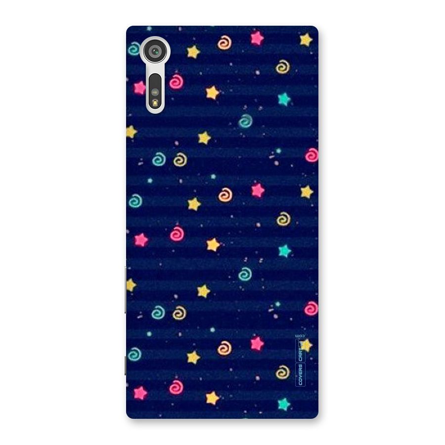 Cute Stars Design Back Case for Xperia XZ