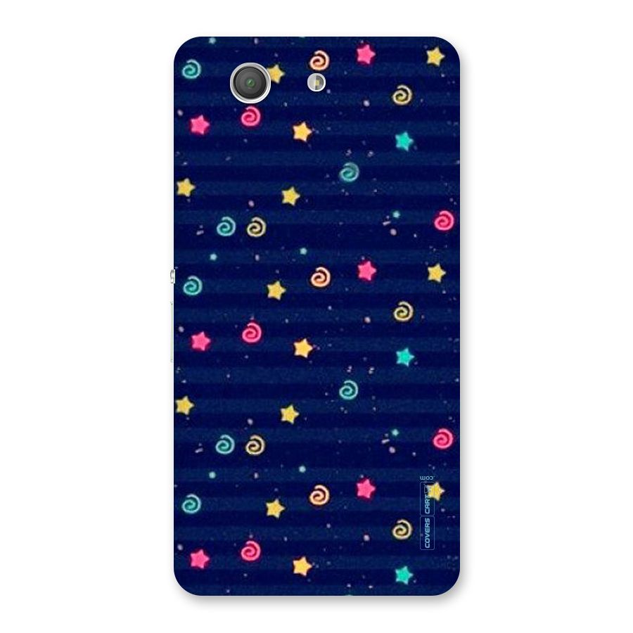 Cute Stars Design Back Case for Xperia Z3 Compact