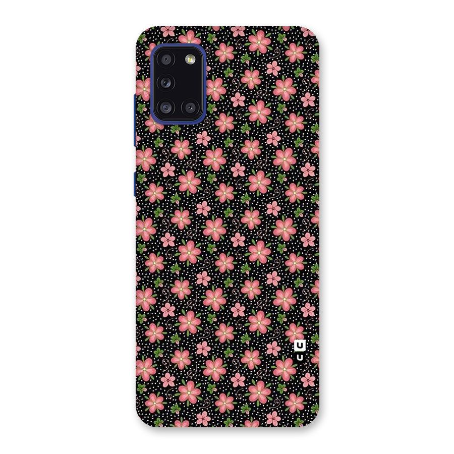 Cute Tiny Flowers Back Case for Galaxy A31