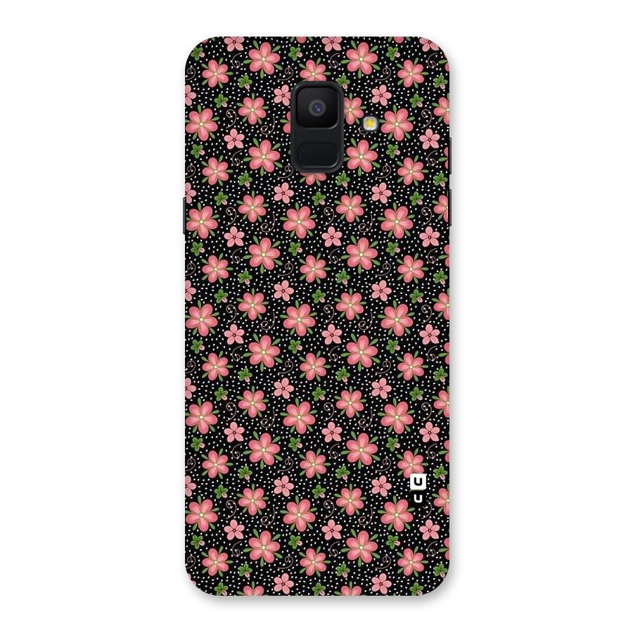 Cute Tiny Flowers Back Case for Galaxy A6 (2018)