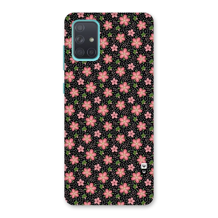 Cute Tiny Flowers Back Case for Galaxy A71