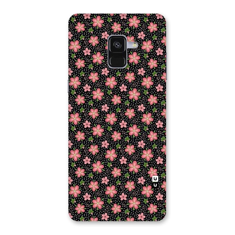 Cute Tiny Flowers Back Case for Galaxy A8 Plus