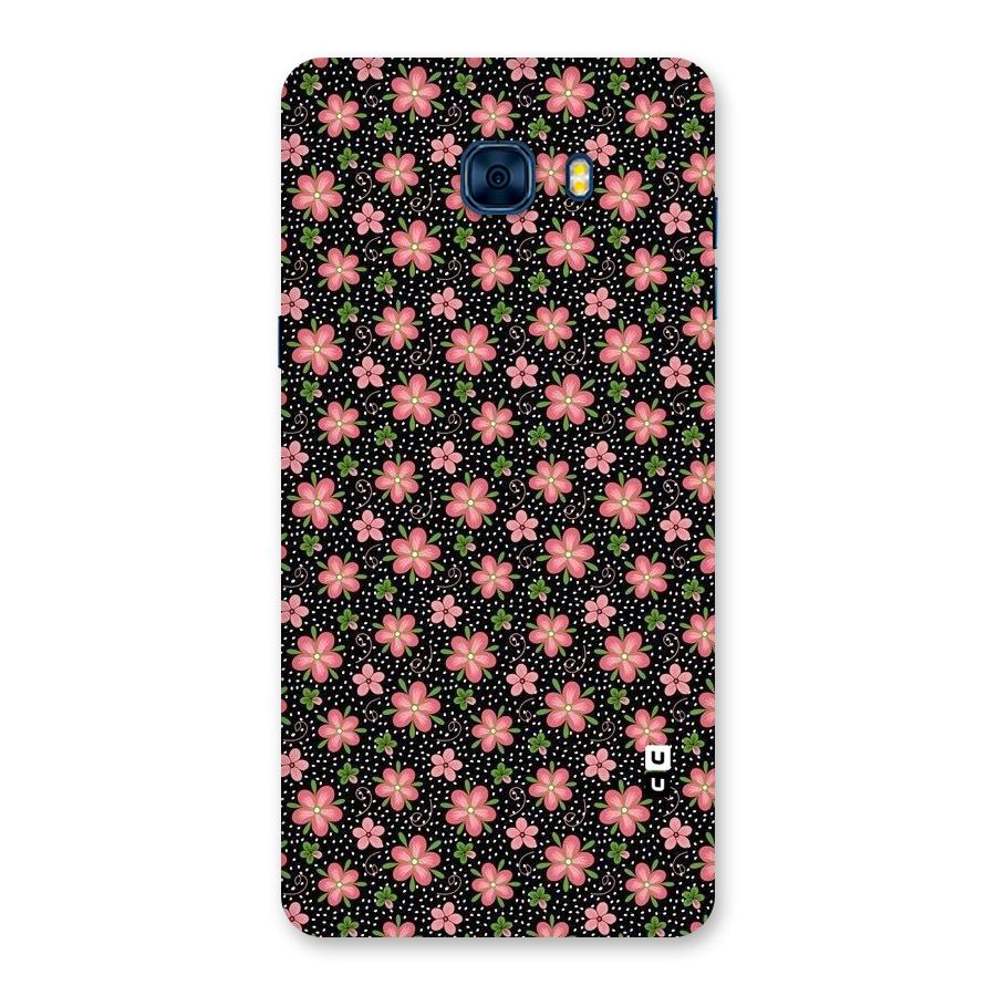Cute Tiny Flowers Back Case for Galaxy C7 Pro