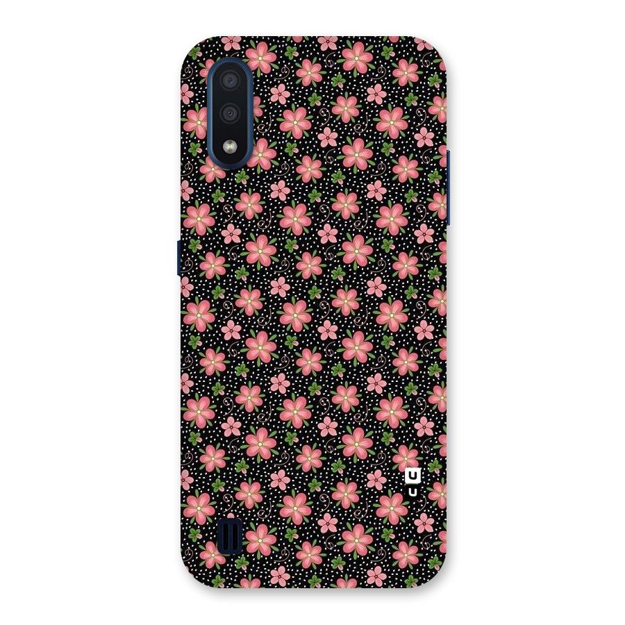 Cute Tiny Flowers Back Case for Galaxy M01