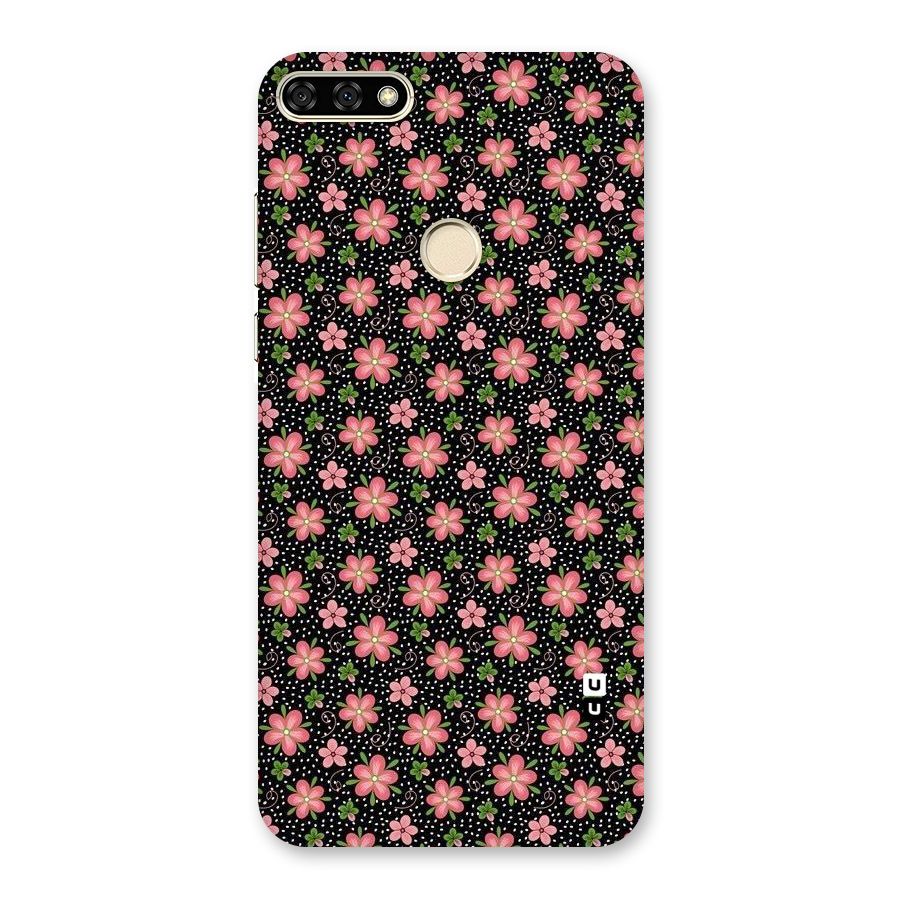 Cute Tiny Flowers Back Case for Honor 7A