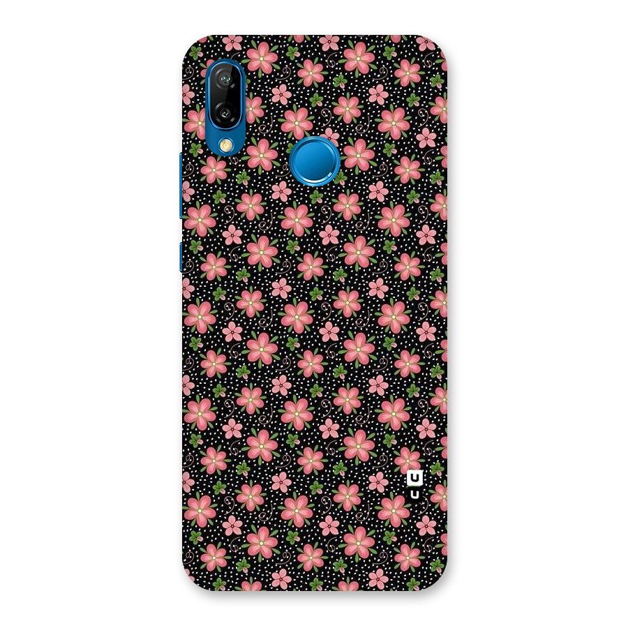 Cute Tiny Flowers Back Case for Huawei P20 Lite