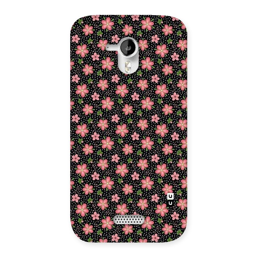 Cute Tiny Flowers Back Case for Micromax Canvas HD A116