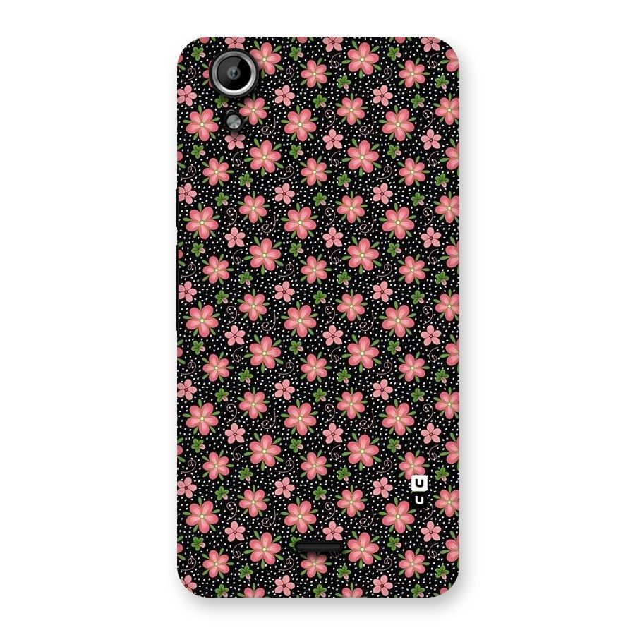 Cute Tiny Flowers Back Case for Micromax Canvas Selfie Lens Q345