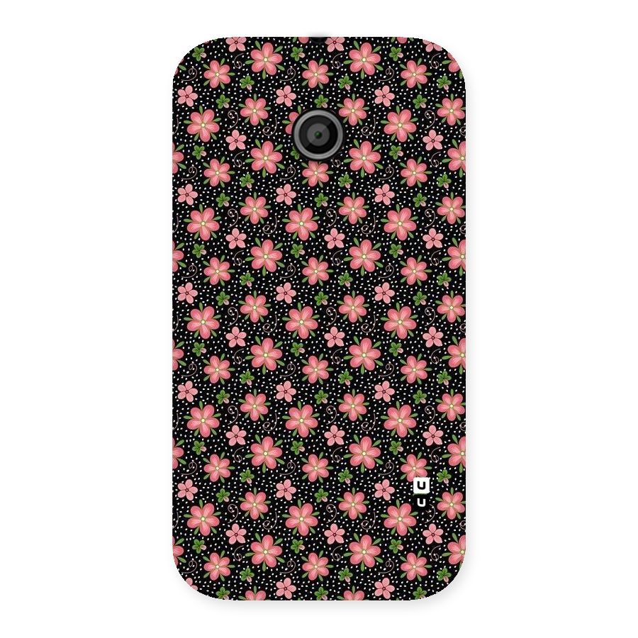 Cute Tiny Flowers Back Case for Moto E
