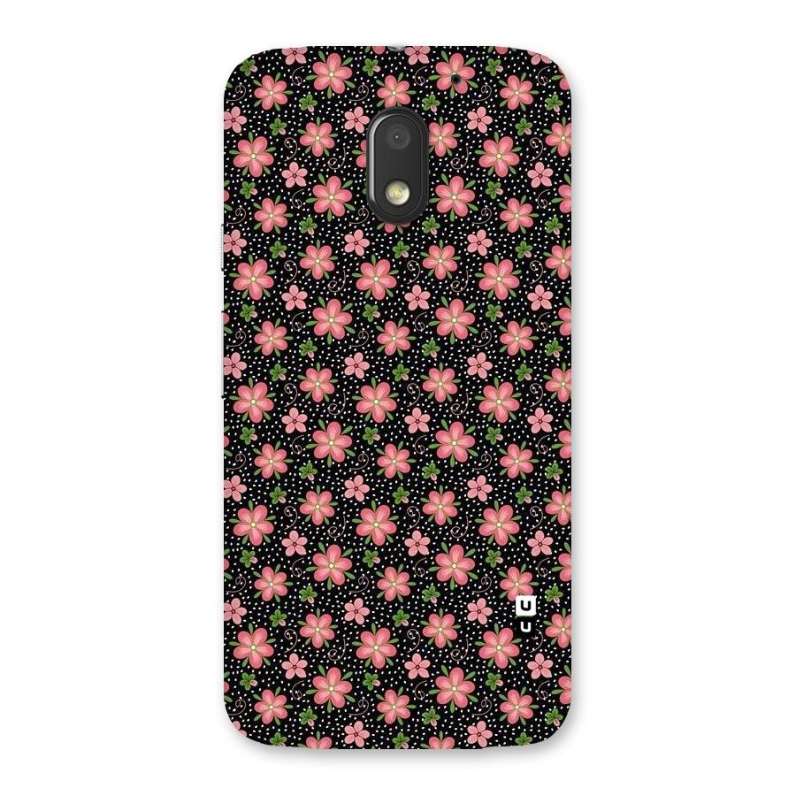 Cute Tiny Flowers Back Case for Moto E3 Power
