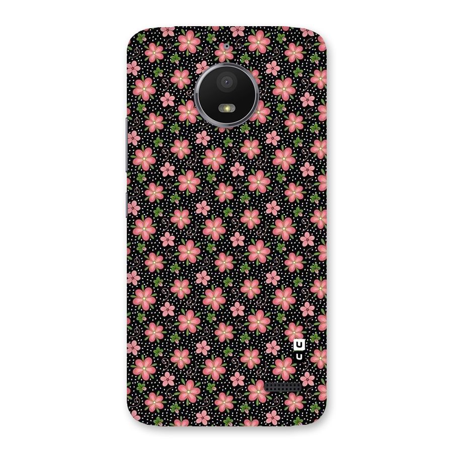 Cute Tiny Flowers Back Case for Moto E4