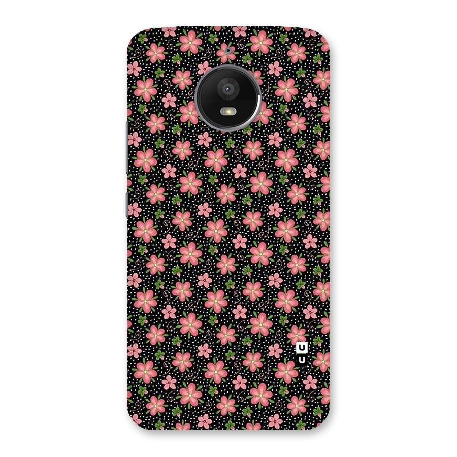 Cute Tiny Flowers Back Case for Moto E4 Plus