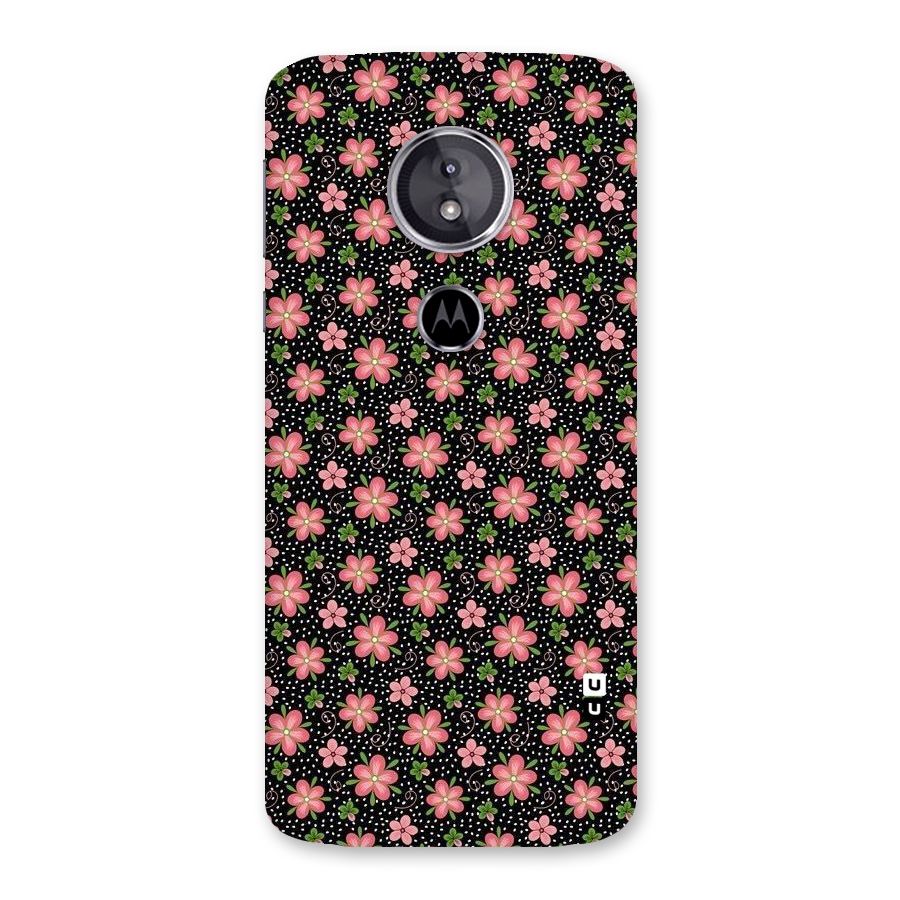 Cute Tiny Flowers Back Case for Moto E5