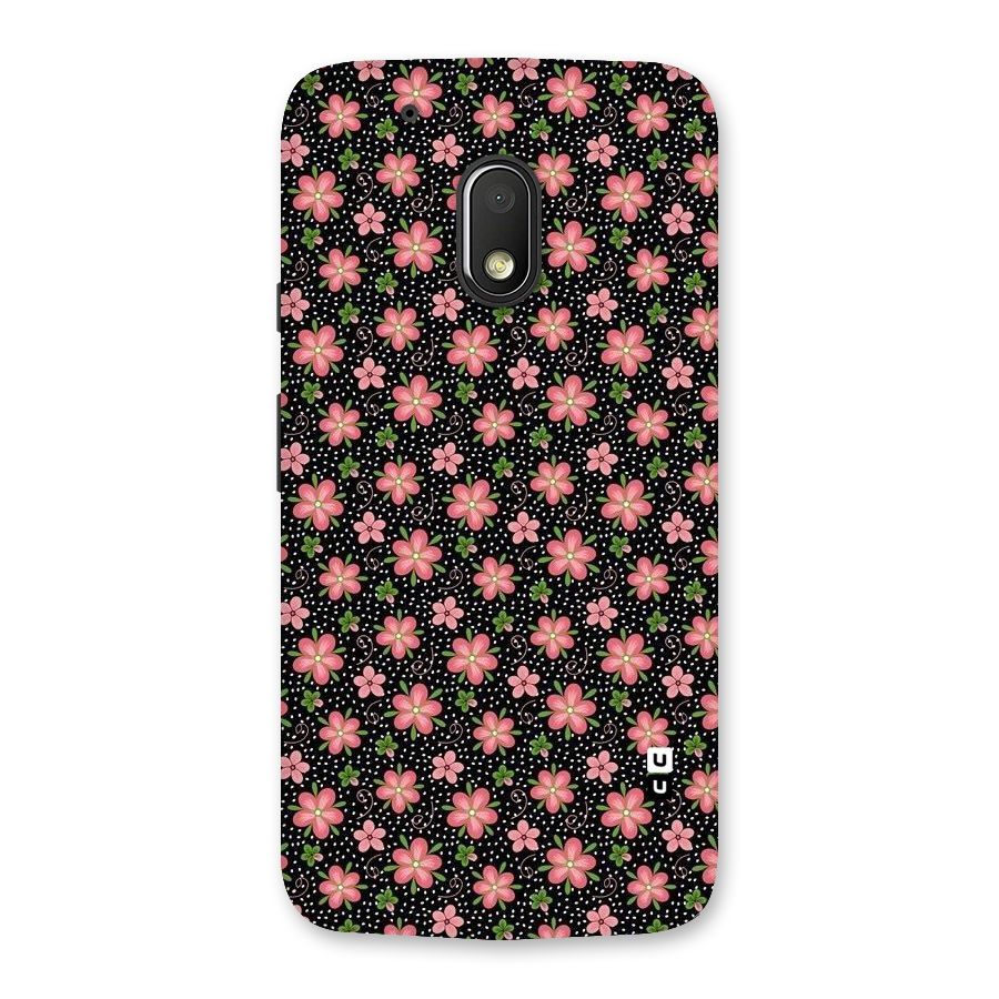 Cute Tiny Flowers Back Case for Moto G4 Play