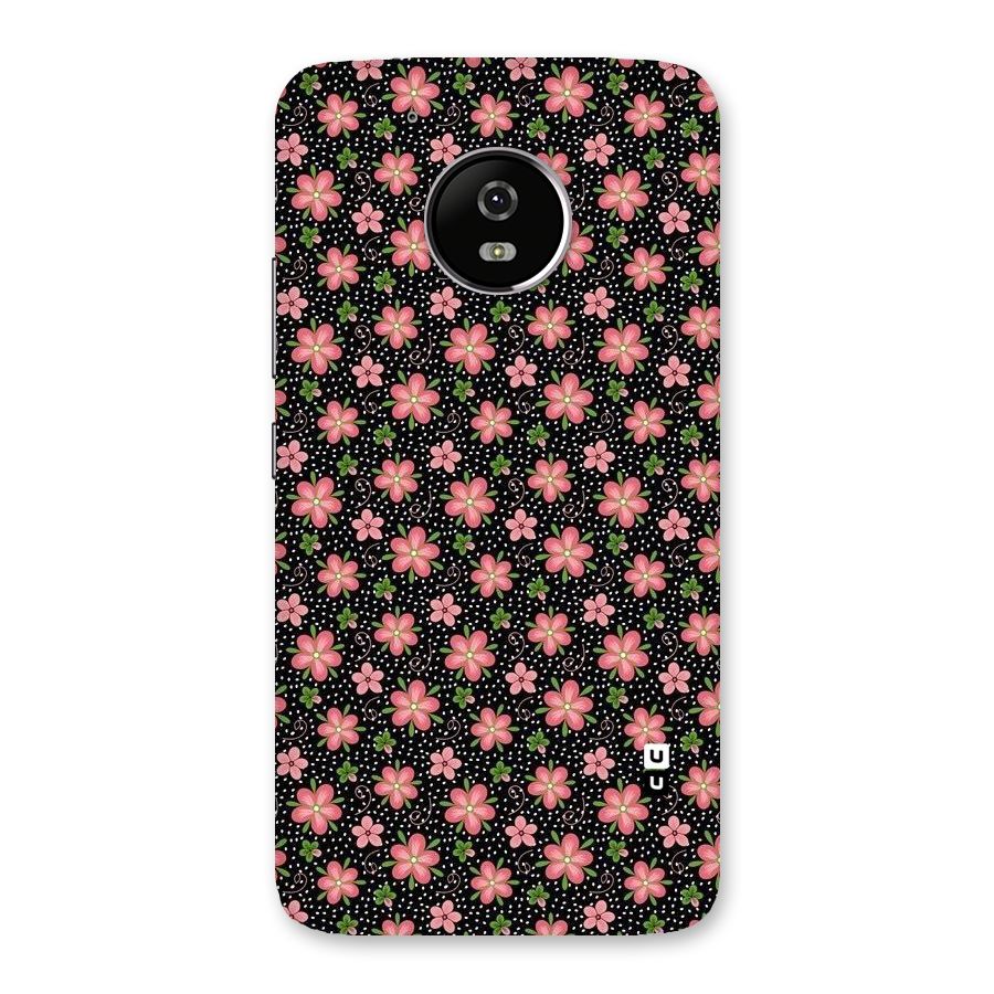 Cute Tiny Flowers Back Case for Moto G5