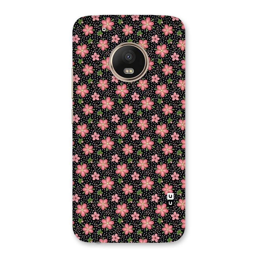Cute Tiny Flowers Back Case for Moto G5 Plus