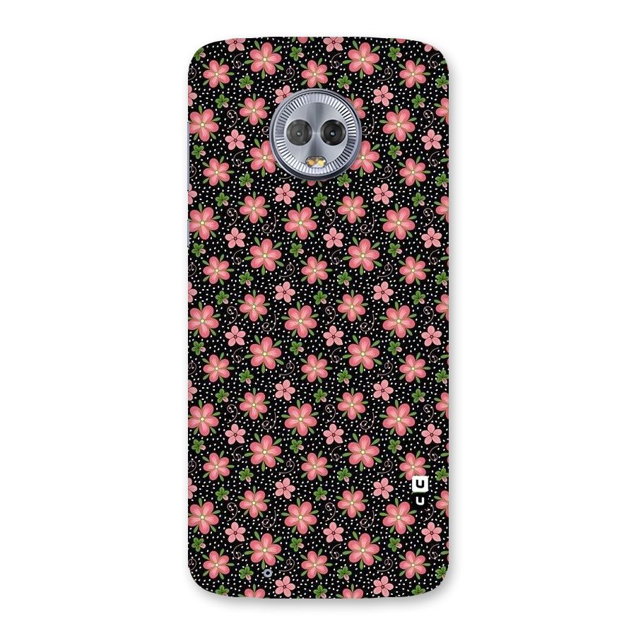 Cute Tiny Flowers Back Case for Moto G6