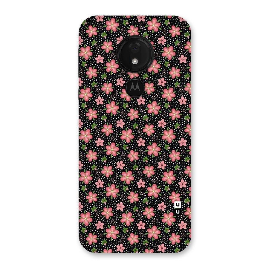 Cute Tiny Flowers Back Case for Moto G7 Power