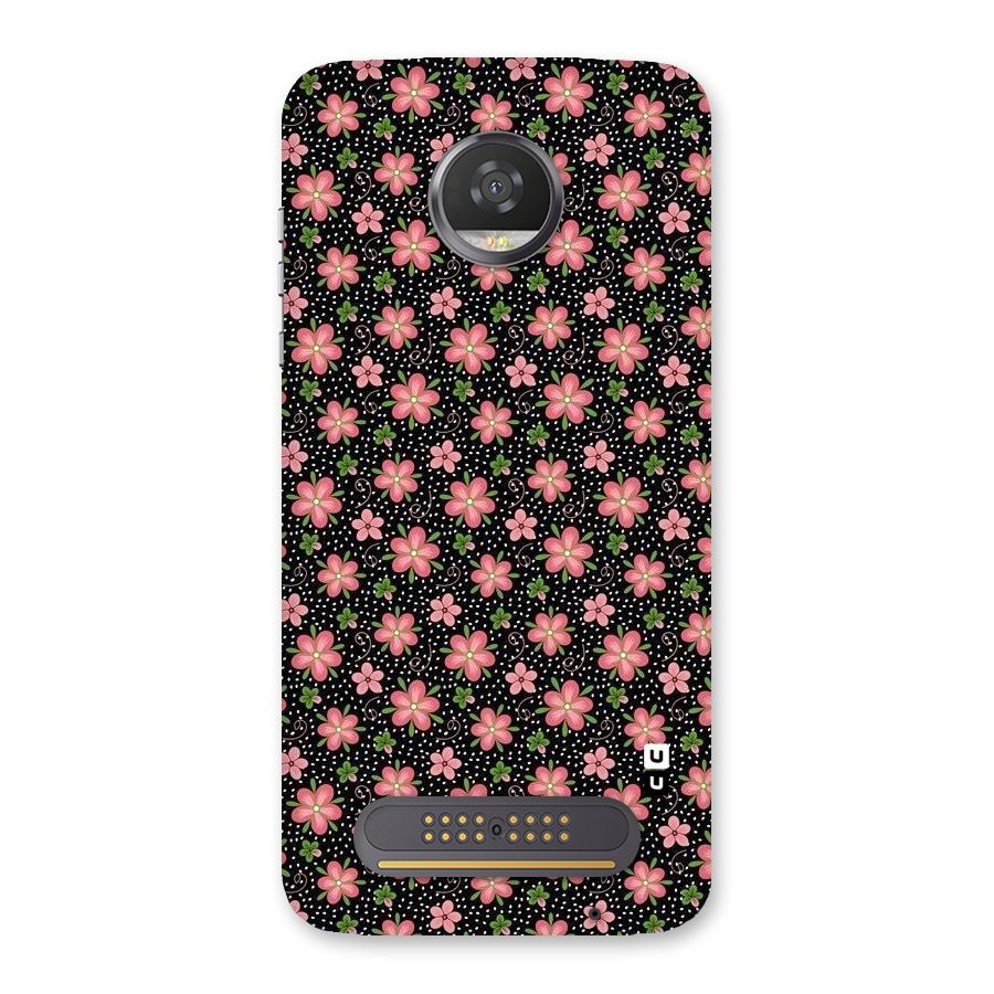Cute Tiny Flowers Back Case for Moto Z2 Play