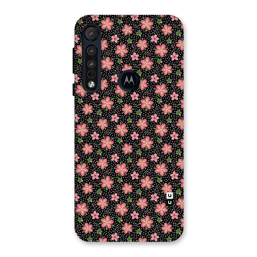 Cute Tiny Flowers Back Case for Motorola One Macro