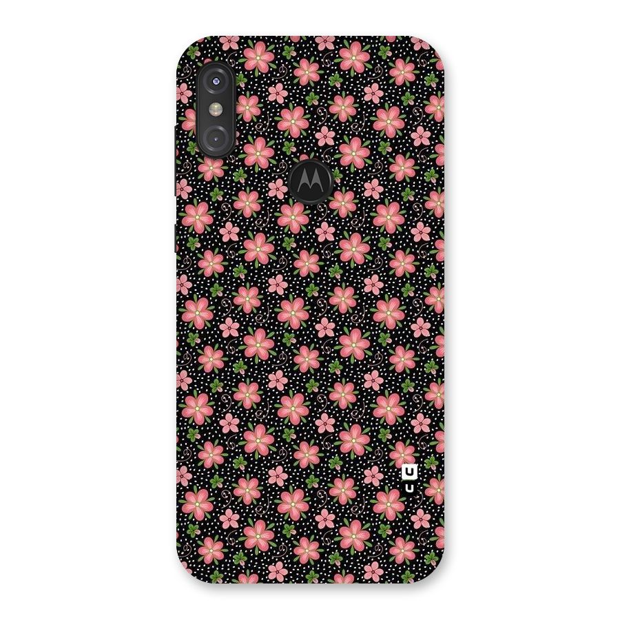 Cute Tiny Flowers Back Case for Motorola One Power