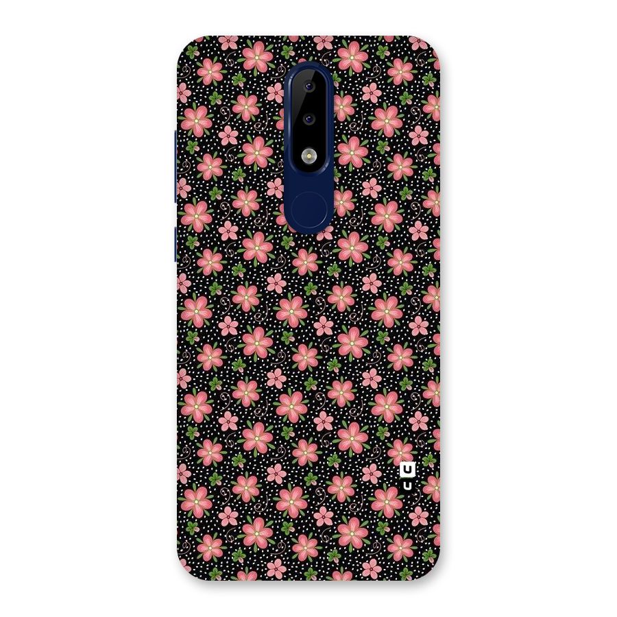 Cute Tiny Flowers Back Case for Nokia 5.1 Plus