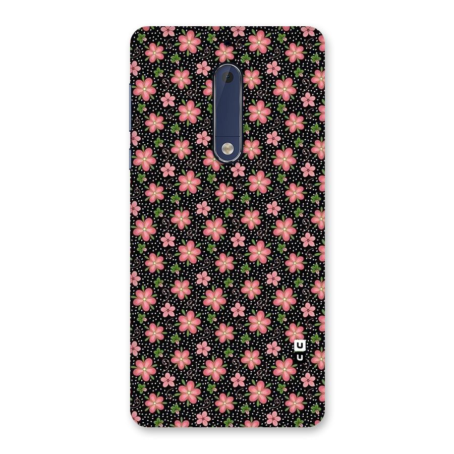 Cute Tiny Flowers Back Case for Nokia 5