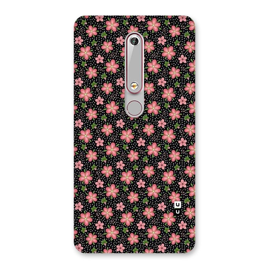 Cute Tiny Flowers Back Case for Nokia 6.1