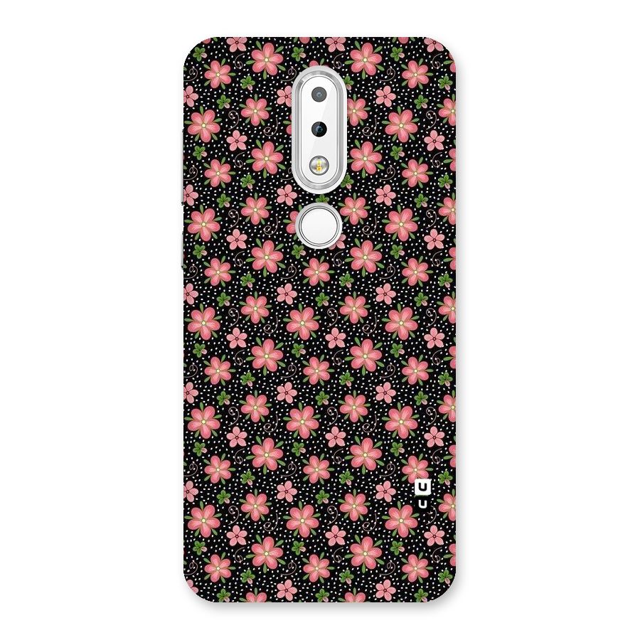Cute Tiny Flowers Back Case for Nokia 6.1 Plus