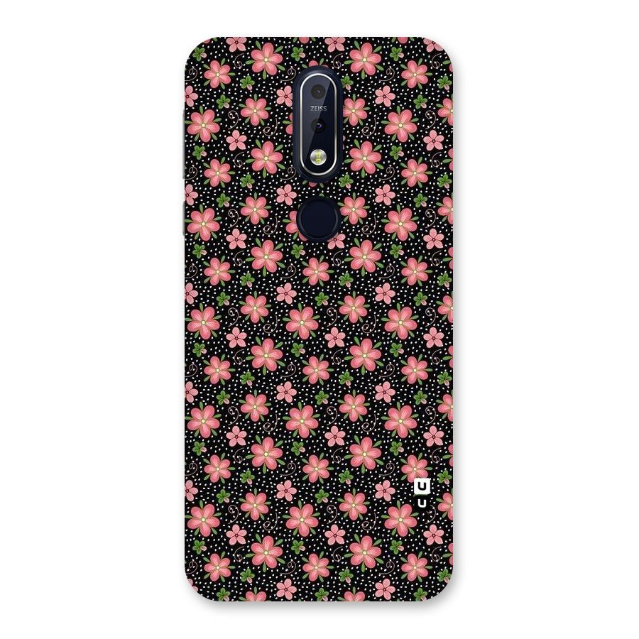 Cute Tiny Flowers Back Case for Nokia 7.1