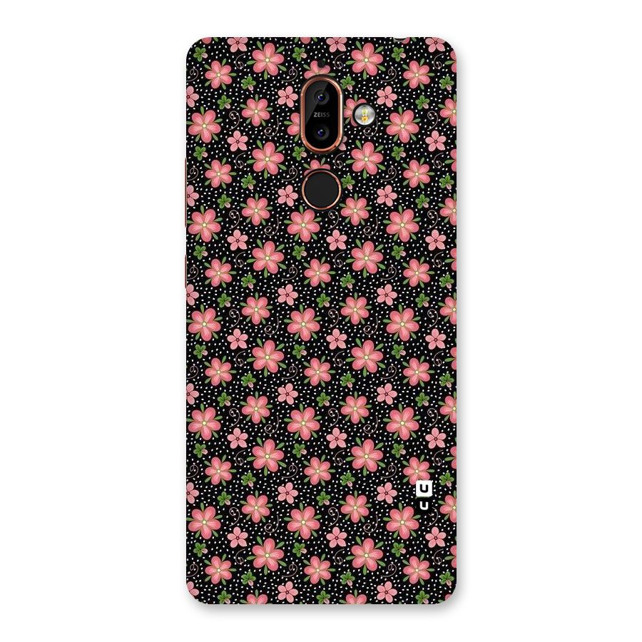 Cute Tiny Flowers Back Case for Nokia 7 Plus