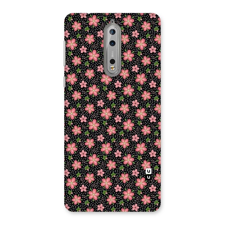 Cute Tiny Flowers Back Case for Nokia 8