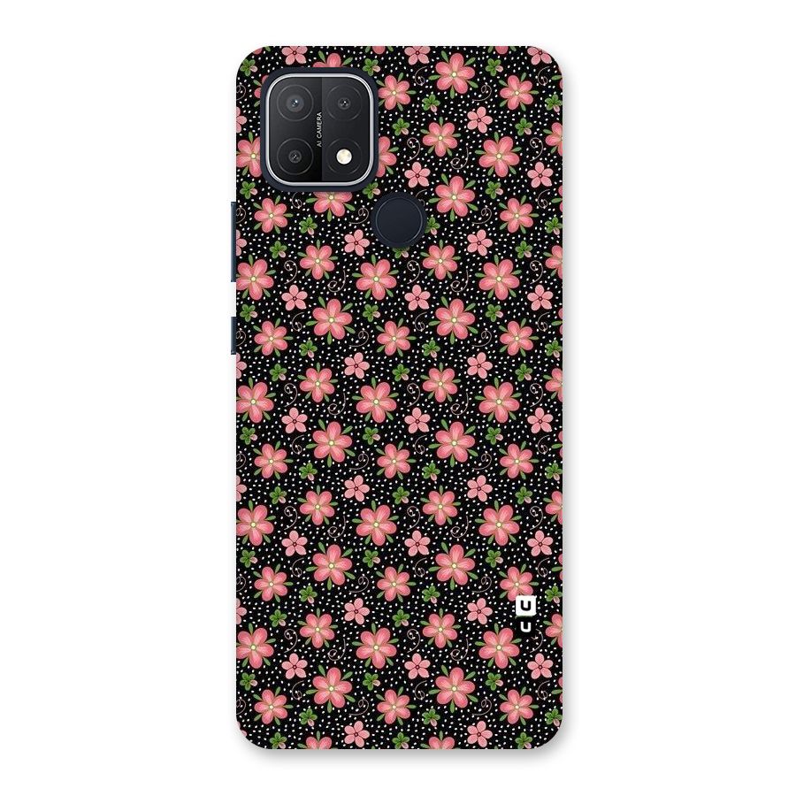 Cute Tiny Flowers Back Case for Oppo A15