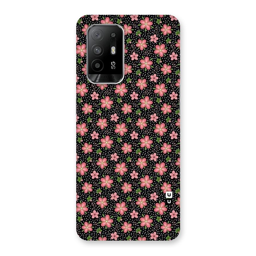 Cute Tiny Flowers Back Case for Oppo F19 Pro Plus 5G
