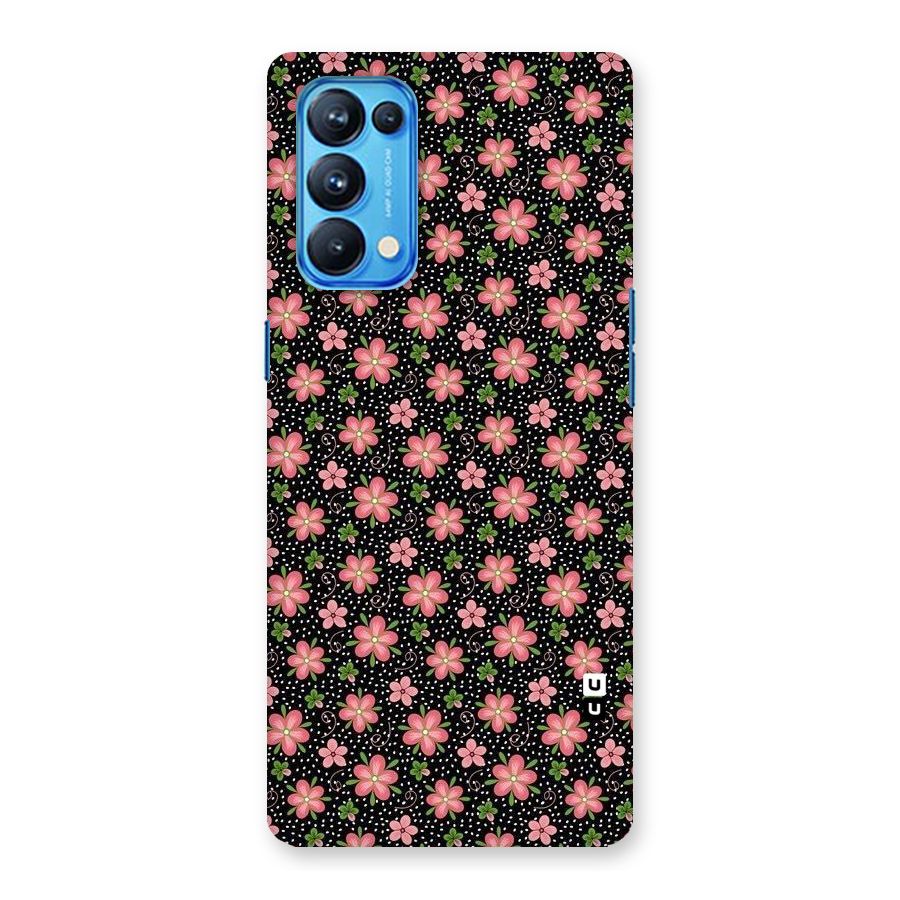 Cute Tiny Flowers Back Case for Oppo Reno5 Pro 5G