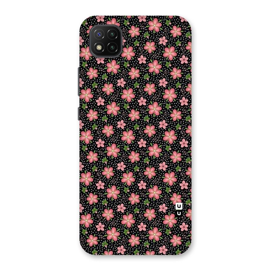Cute Tiny Flowers Back Case for Poco C3