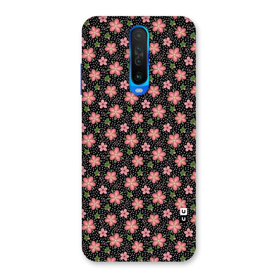 Cute Tiny Flowers Back Case for Poco X2